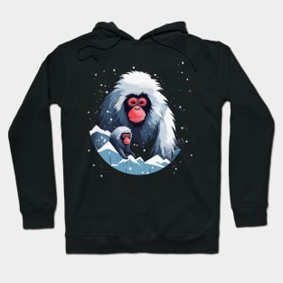 Snow Monkey Fathers Day Hoodie